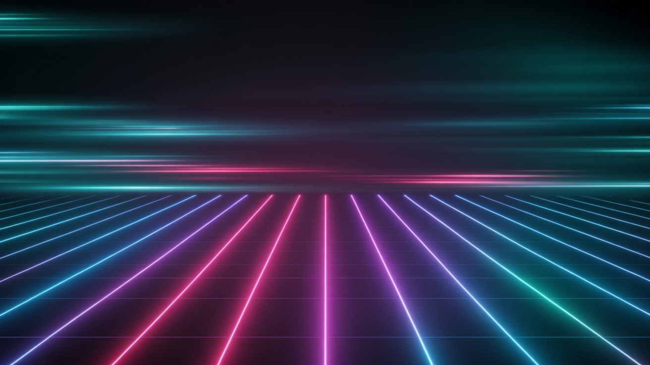Games Section Synthwave Background